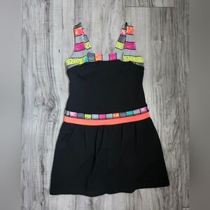 Ivivva by Lululemon Activewear Dress With Built In Shorts Black